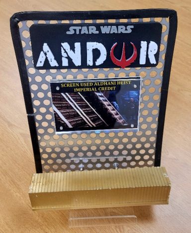 Star Wars Andor - Imperial Gold Credit Wedge - £395