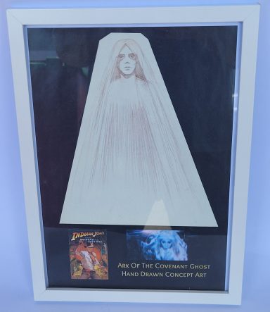 Indiana Jones Raiders Of The Lost Ark - Hand Drawn Ghost Sketch - £375